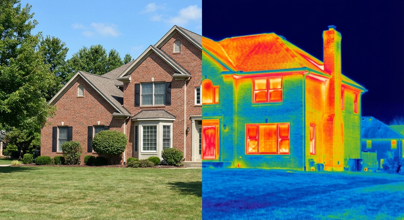 FLIR infrared thermal imaging equipment used during Houston home inspection to identify hidden problems and save homebuyers money